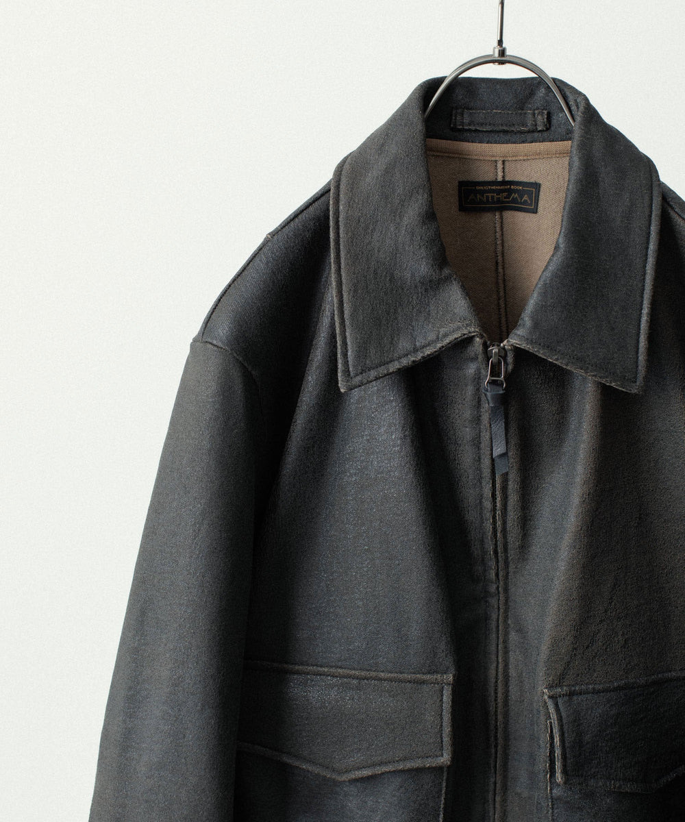 ANTHEM A | CRACK TERRY BLOUSON – session