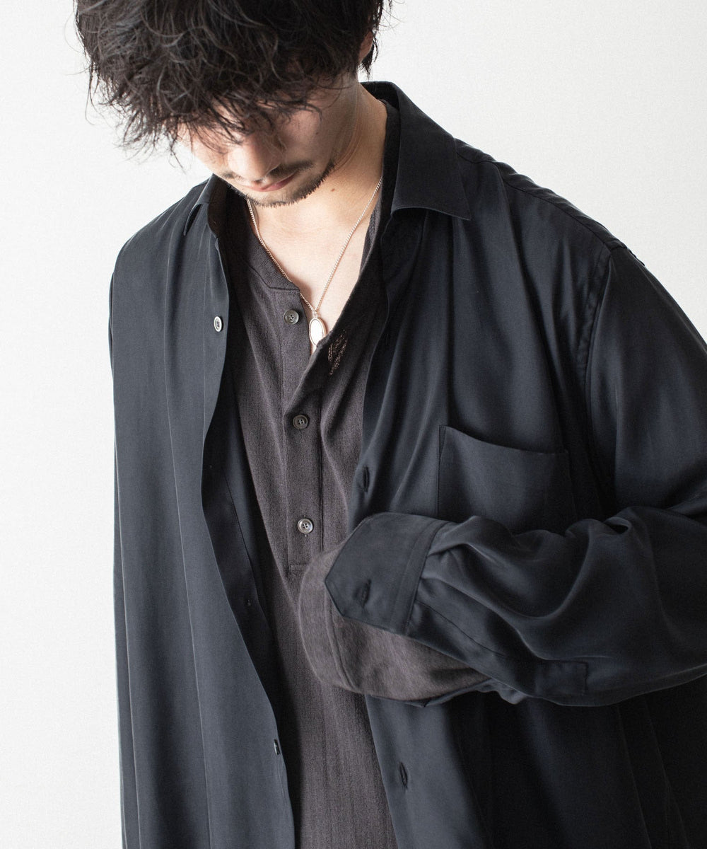 ssstein】上質な空気を纏うCUPRO SHIRT – session