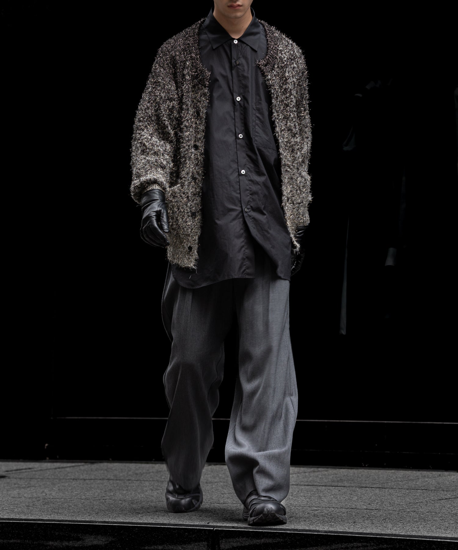 ssstein | GLITTER FUR KNIT – session