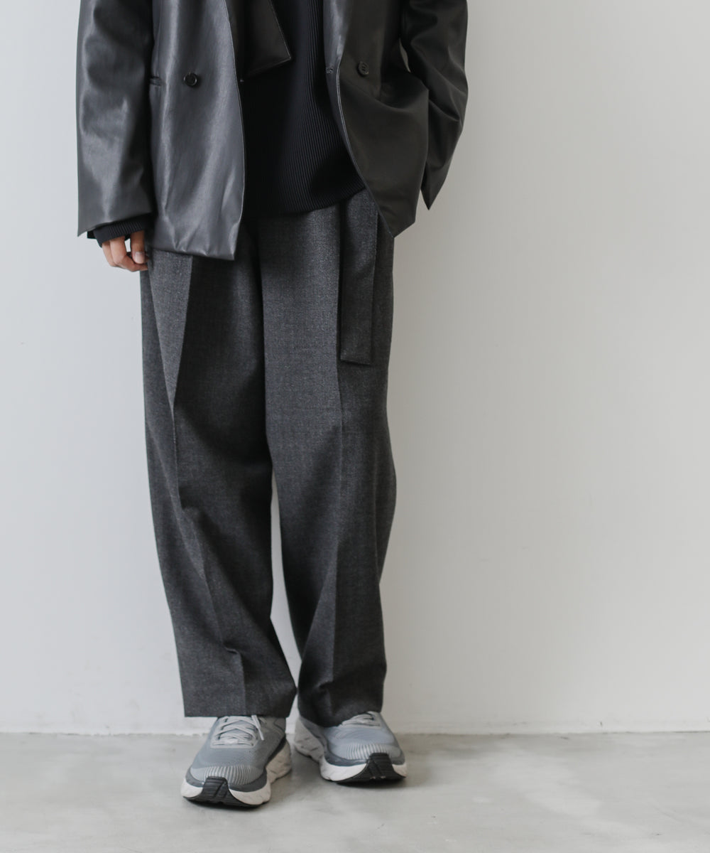 stein シュタイン WIDE STRAIGHT TROUSERS – session