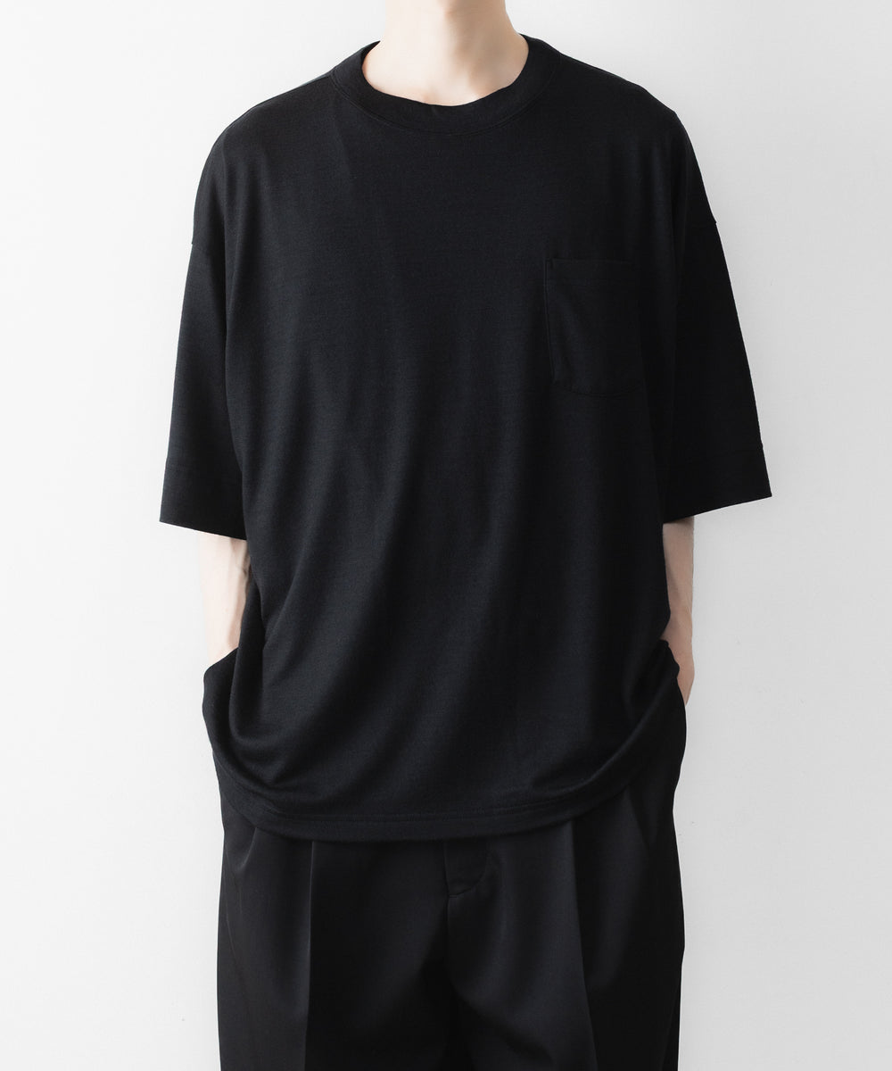 ssstein / シュタイン】S/S OVERSIZED POCKET T-SHIRT - BLACK | 公式