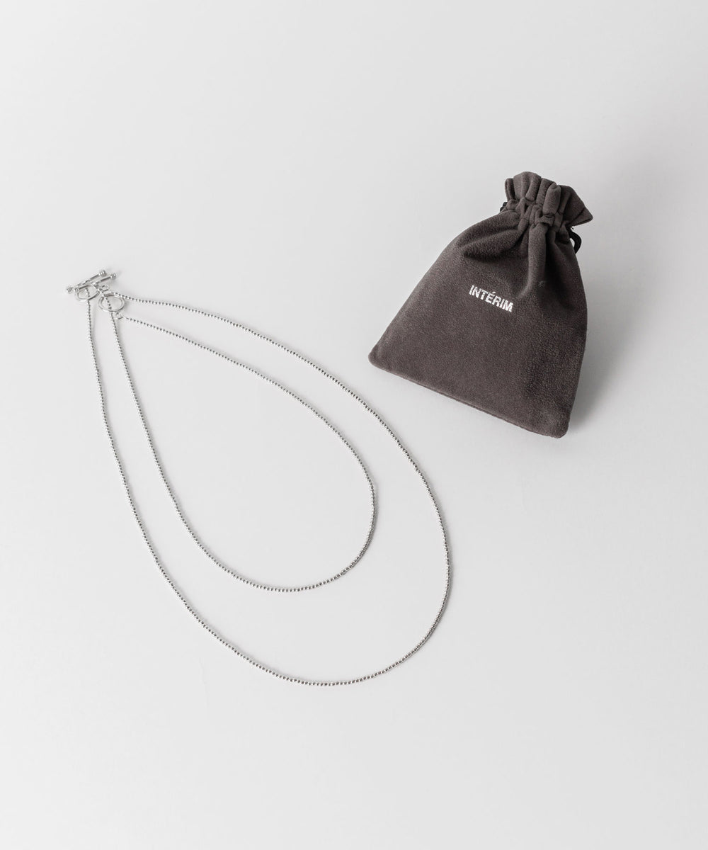 INTÉRIM/インテリム】TAXCO SILVER PAIR NECKLACE - SILVER | 公式通販