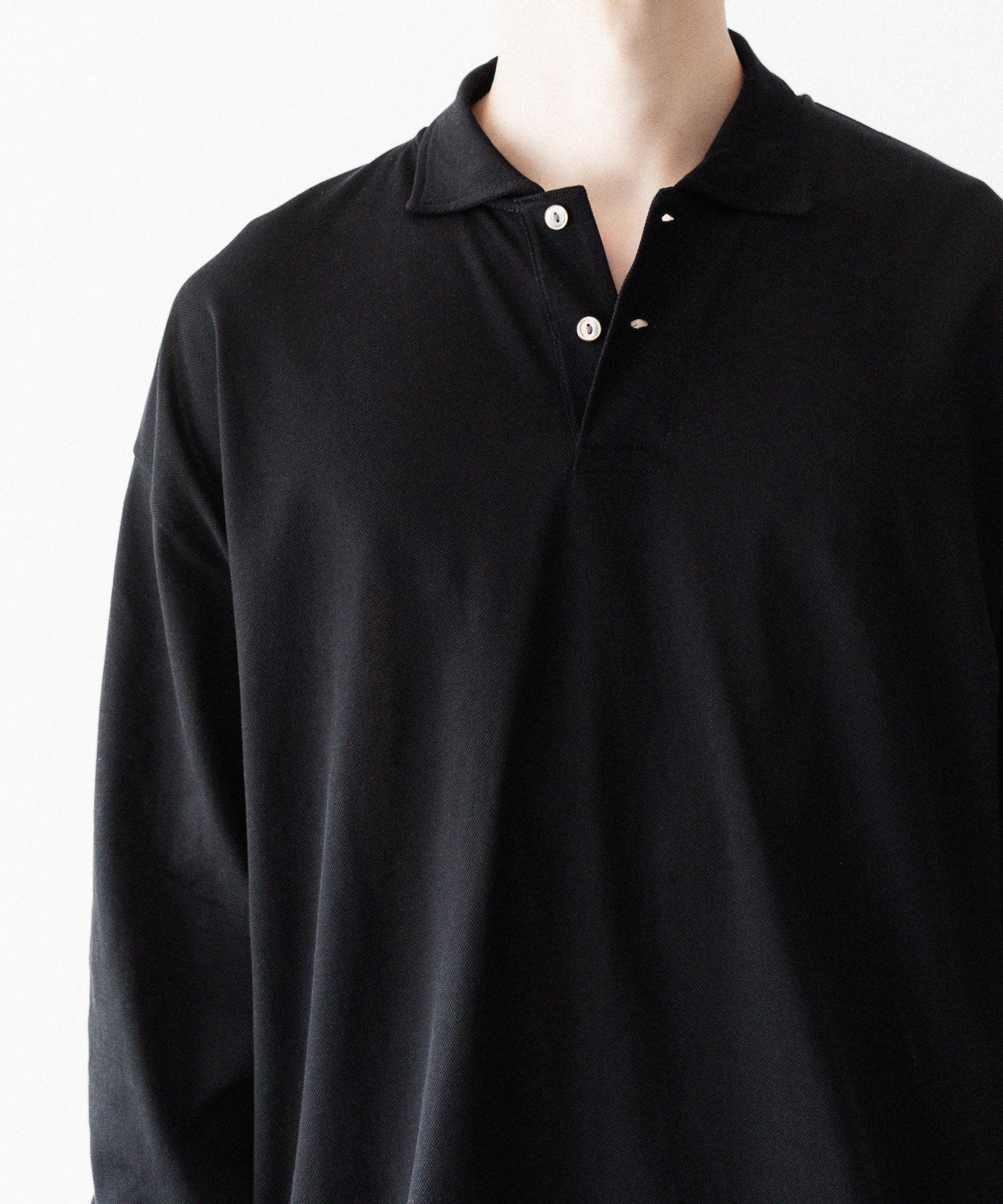 INTÉRIM/インテリム】 HIGH GAUGE SEA ISLAND PIQUE HYPER BIG LONG