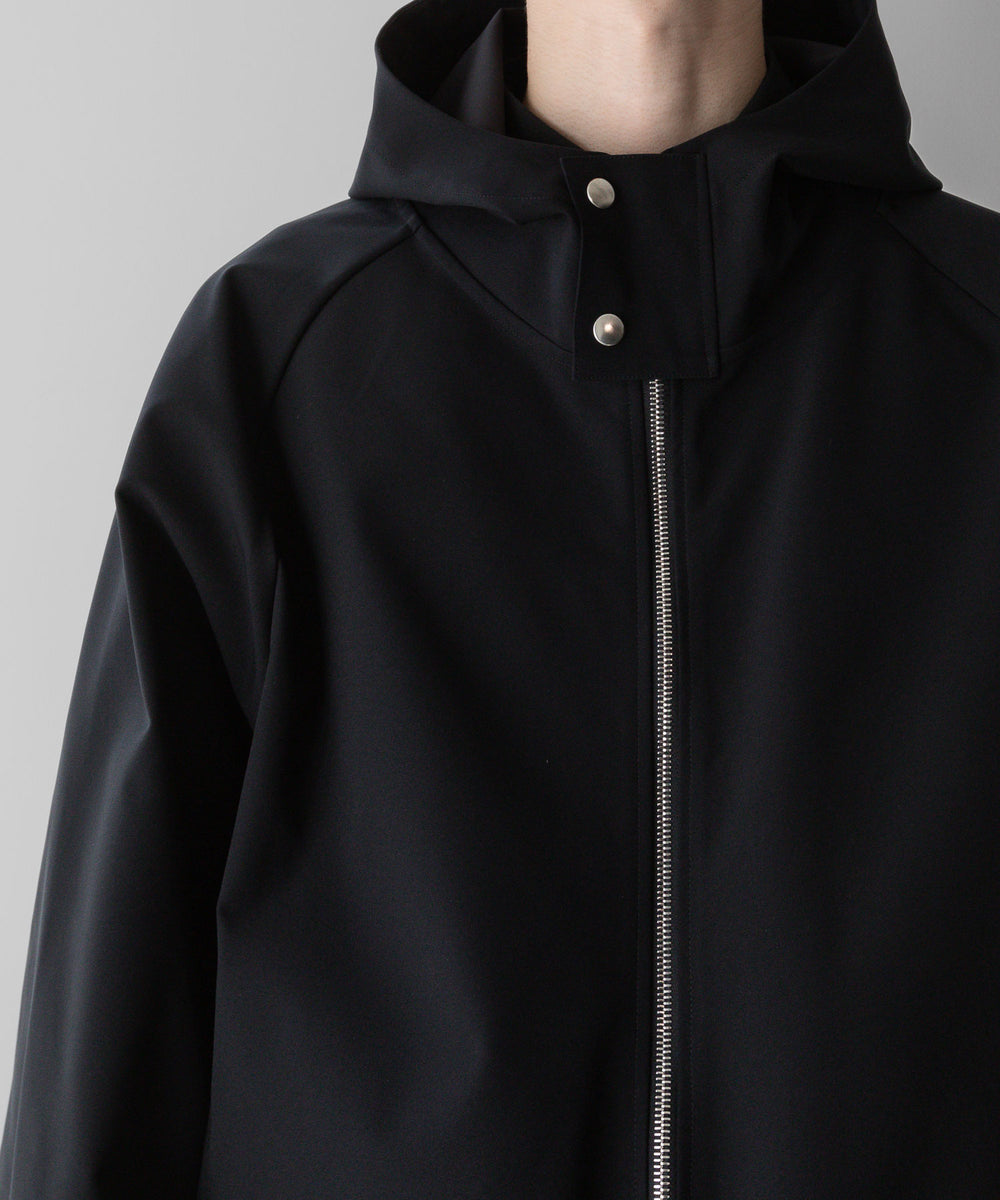 stein / シュタイン】REVERSIBLE HOODED COAT - BLACK | 公式通販