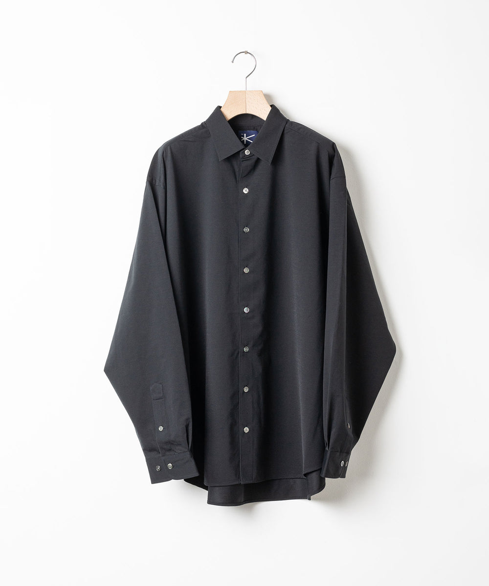 KANEMASA PHIL.】ROYAL OX DRESS JERSEY SHIRT - BLACK | 公式通販 