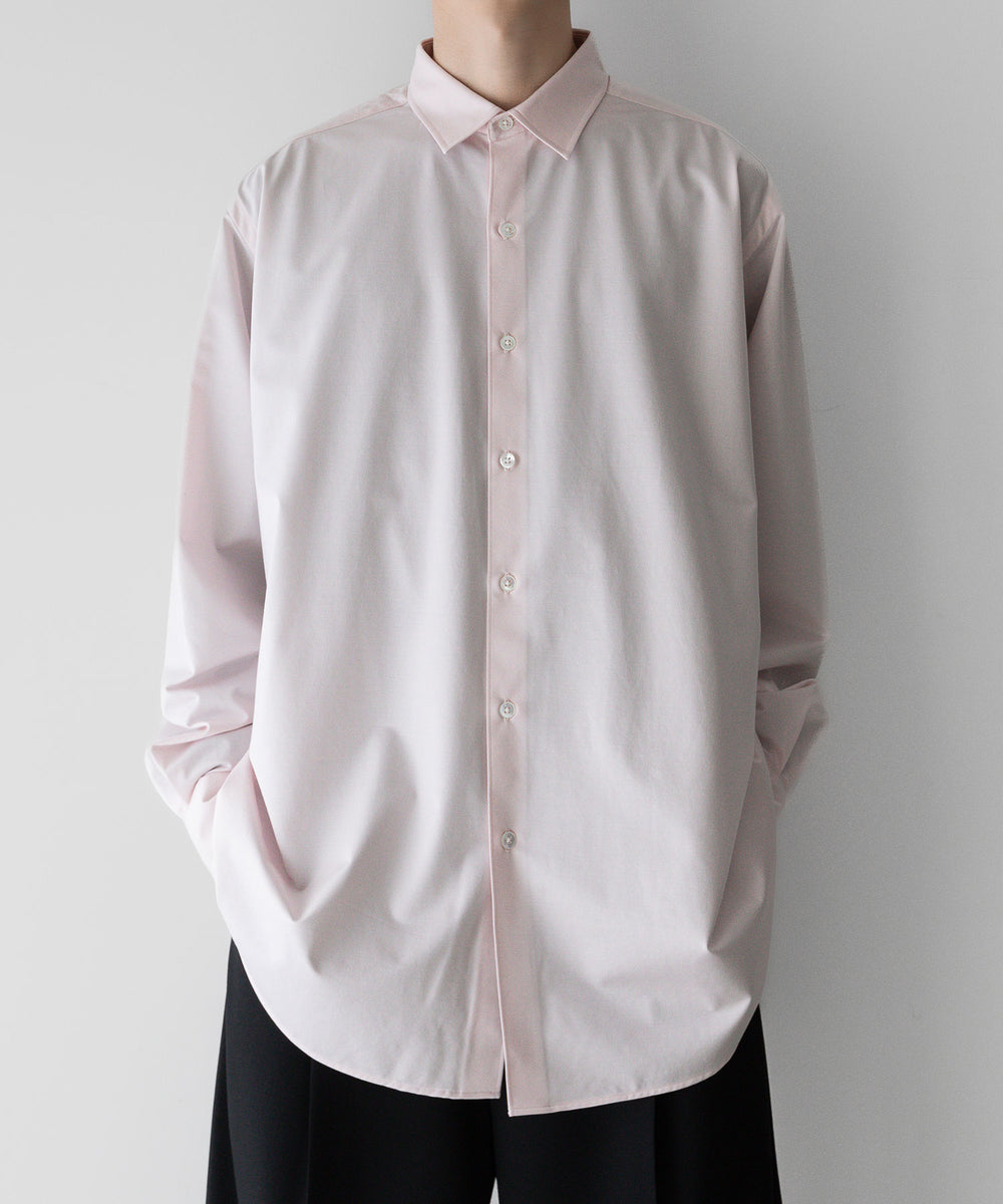 KANEMASA PHIL.】46G ATOMOSPHERE SHIRT - SALMON PINK | 公式通販 ...