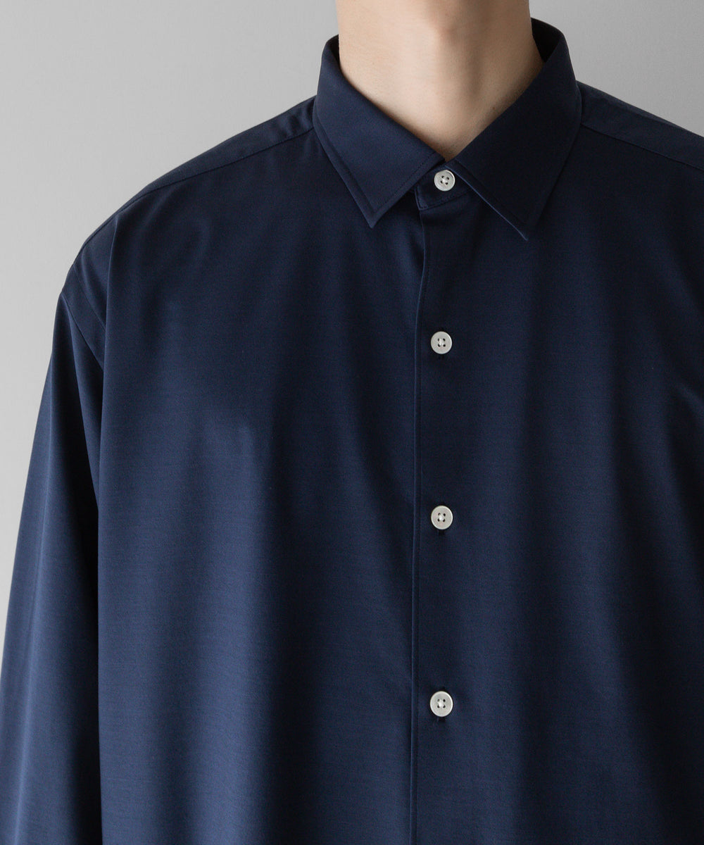 KANEMASA PHIL Atmosphere SS Shirt Navy M 【公式通販】
