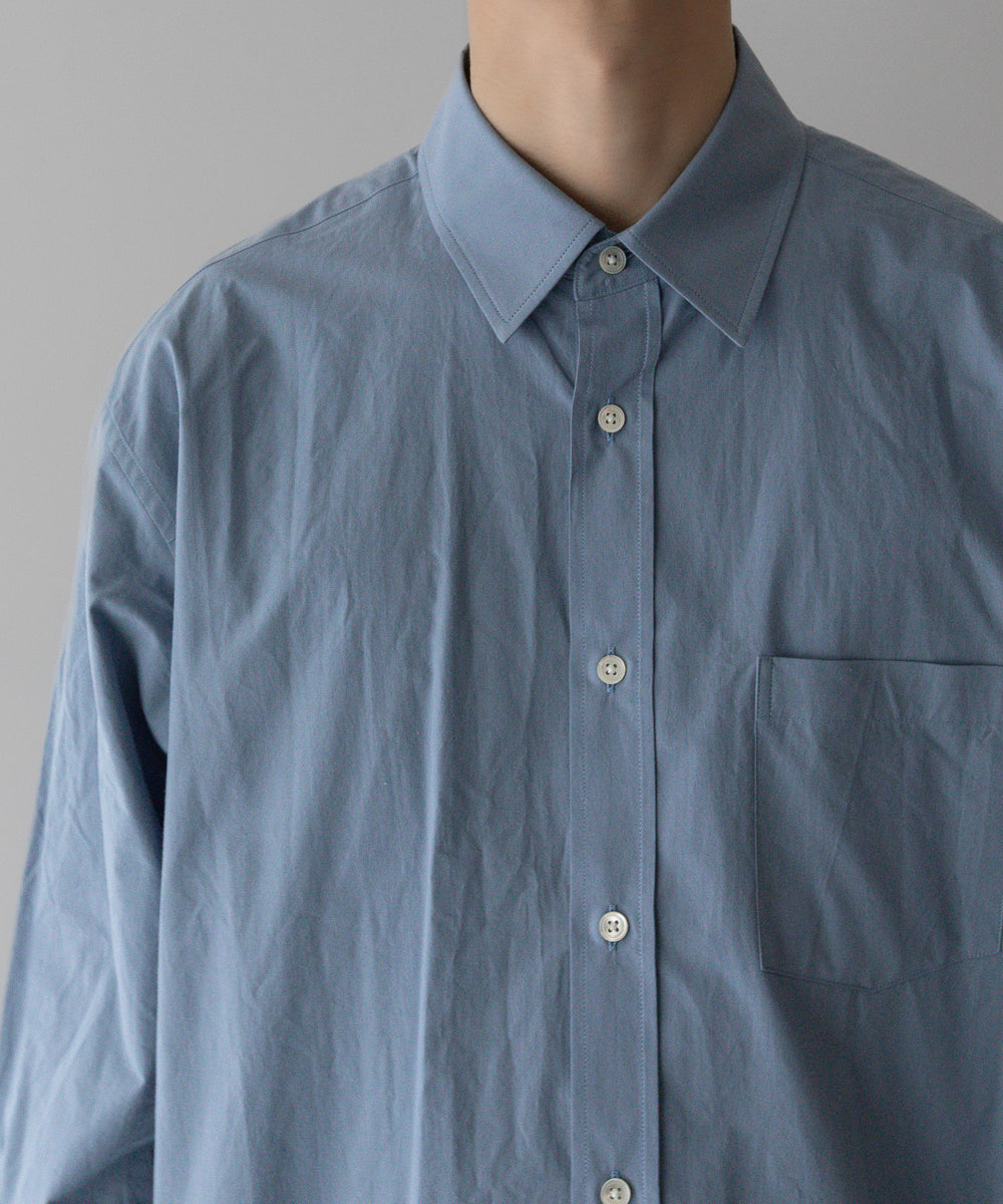 stein / シュタイン】OVERSIZED STANDARD SHIRT - BLUE | 公式通販 