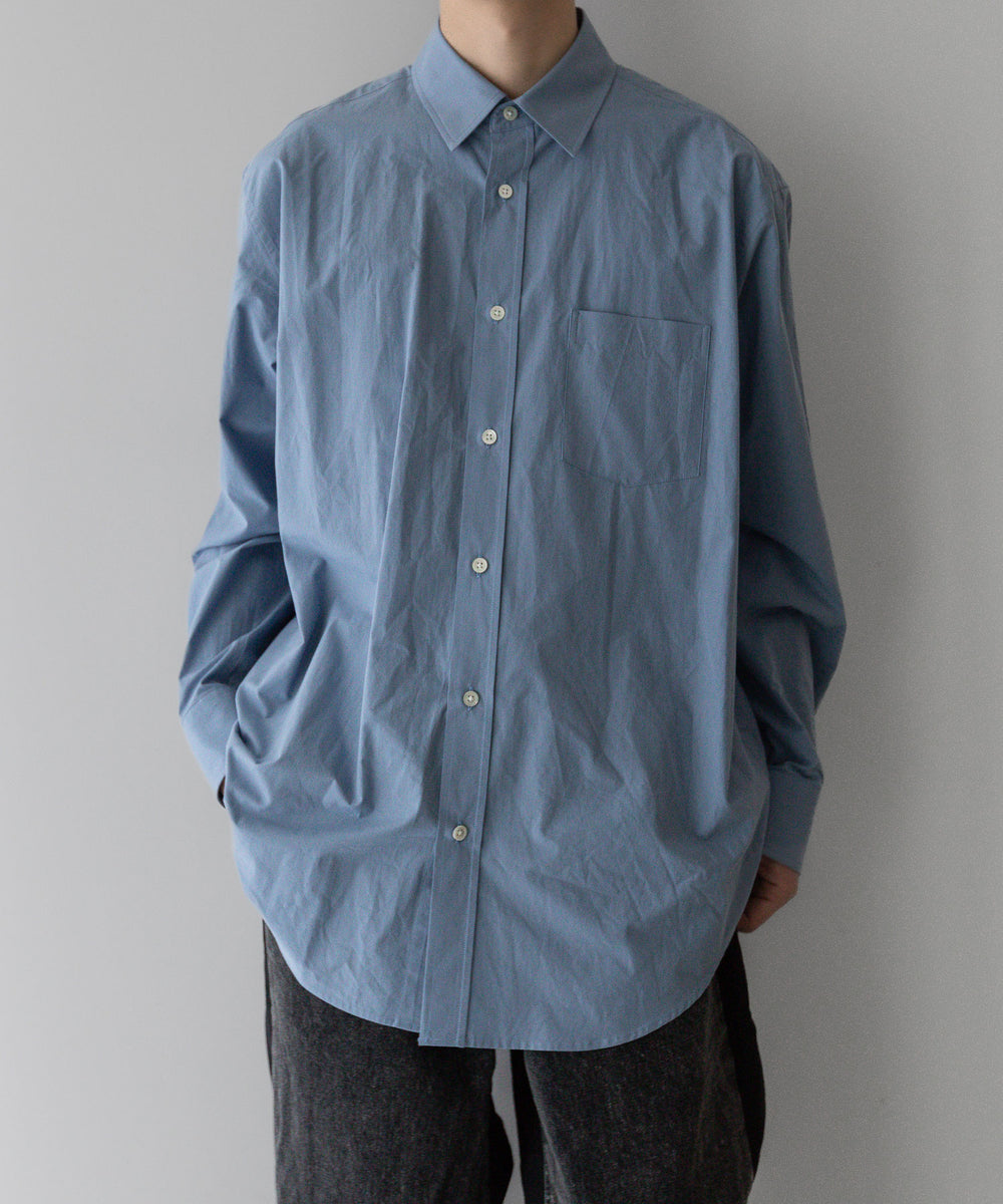 stein / シュタイン】OVERSIZED STANDARD SHIRT - BLUE | 公式通販