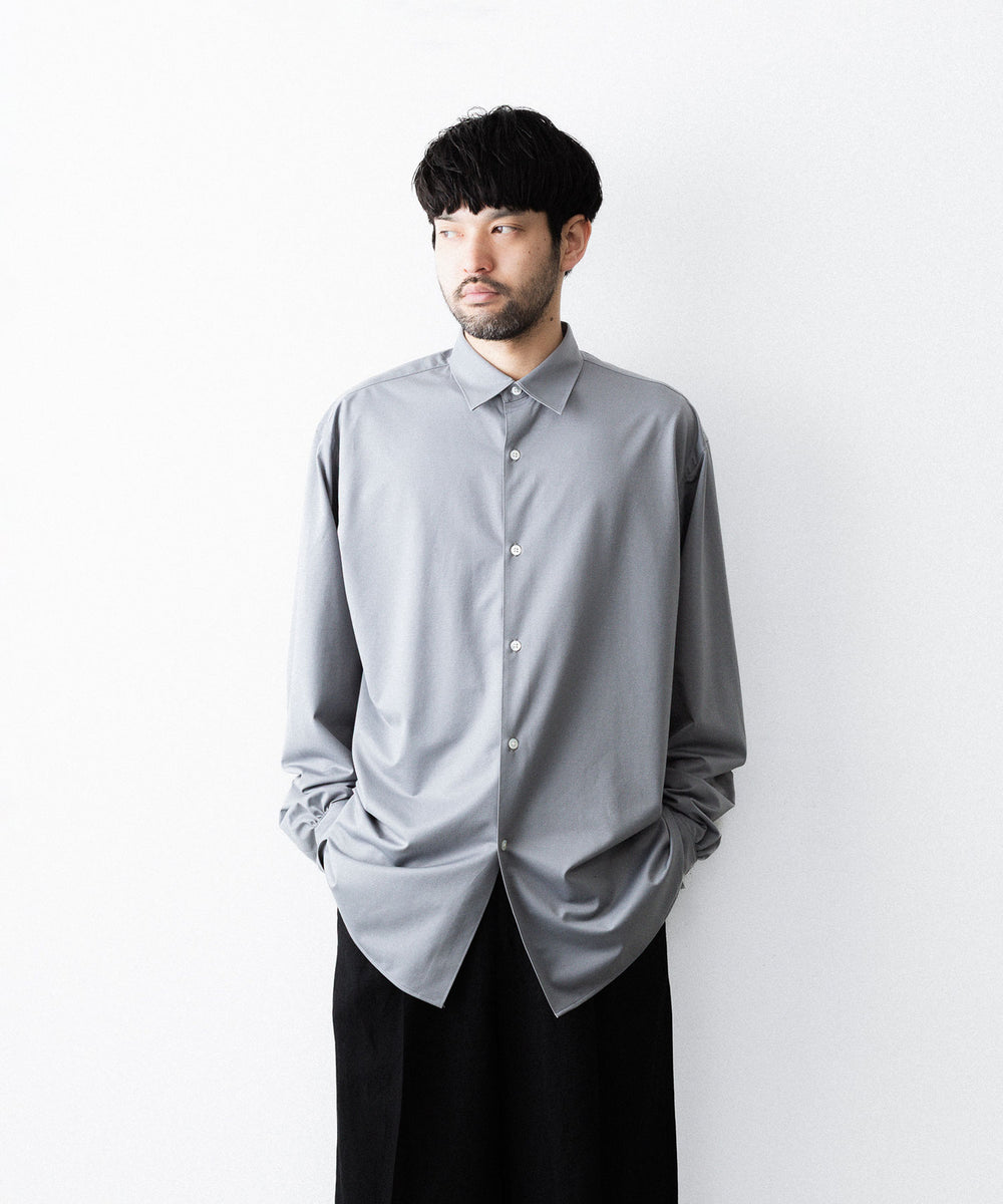 KANEMASA PHIL.】46G MODEST SHIRT - GREY | 公式通販サイト session