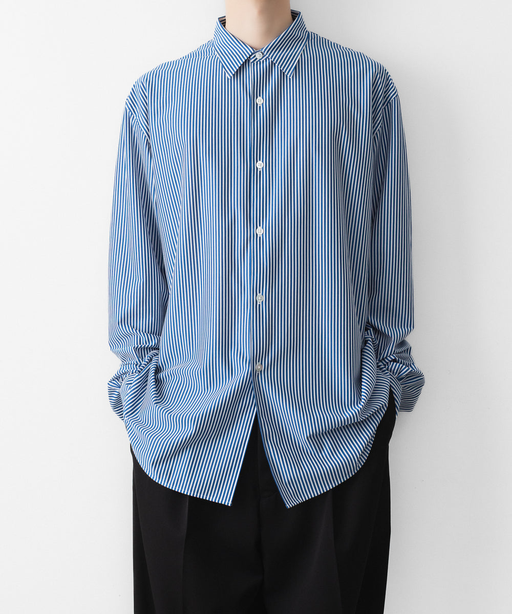 MASAさん用 KANEMASA PHIL.】46G STRIPE MODEST SHIRT - NAVY WHITE | 公式通販