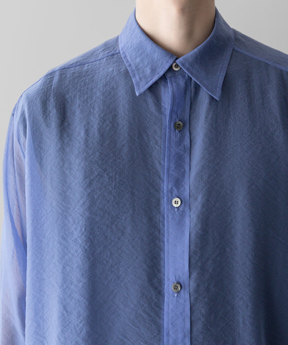 UJOH】FULL OPEN SHIRT - HYACINTH BLUE | 公式通販サイト session(セッション)