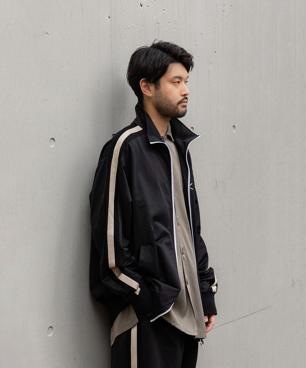 【KANEMASA PHIL.】ECONYL JERSEY TRACK JACKET - BLACK ...