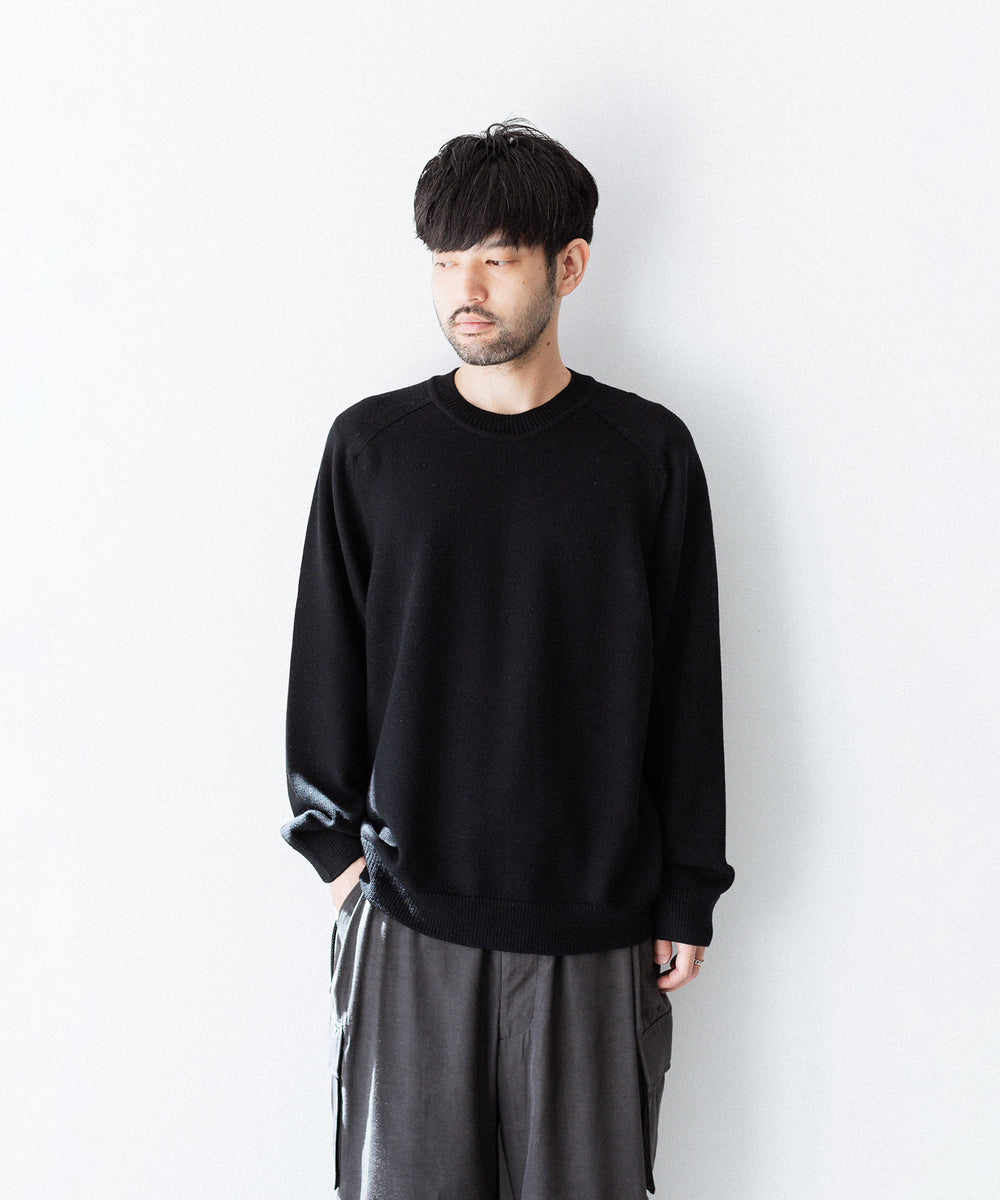UMEDA / ウメダ】7GG CREW NECK PULLOVER - BLACK | 公式通販サイト