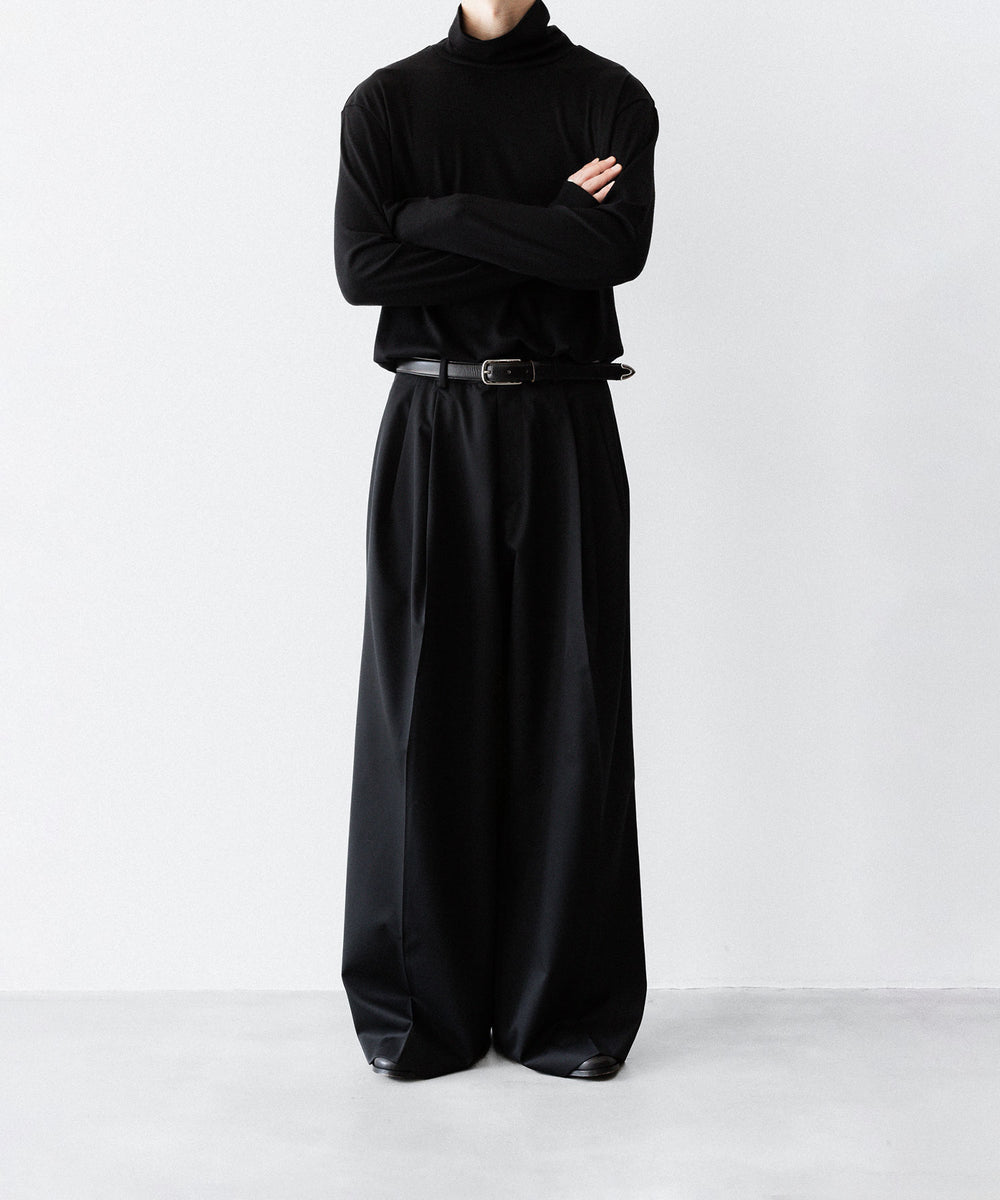 パンツ SUBLATIONS SUPER140 3TUCK BAGGY TROUSERS SUBLATIONS / サブレーションズ】SUPER140 3TUCK BAGGY TROUSERS