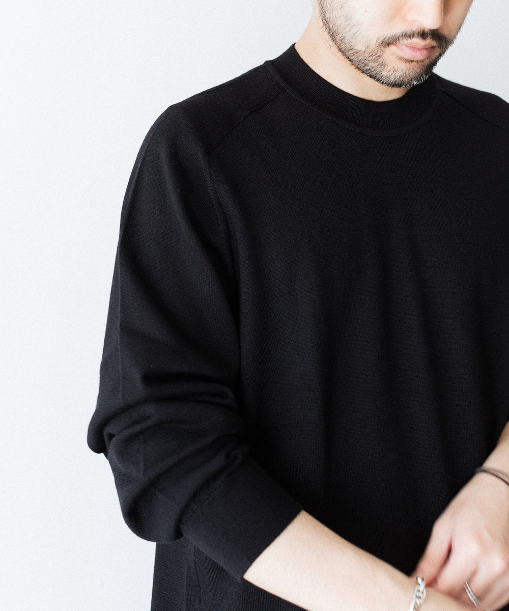 UMEDA / ウメダ】12GG CREW NECK PULLOVER - BLACK | 公式通販サイト