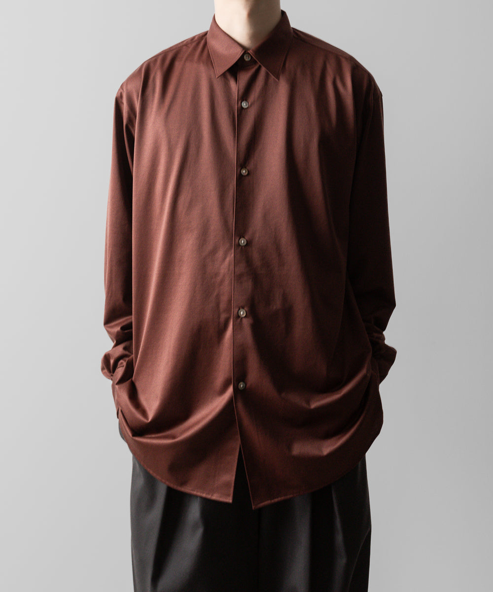KANEMASA PHIL.】46G MODEST SHIRT - BROWN | 公式通販サイト session