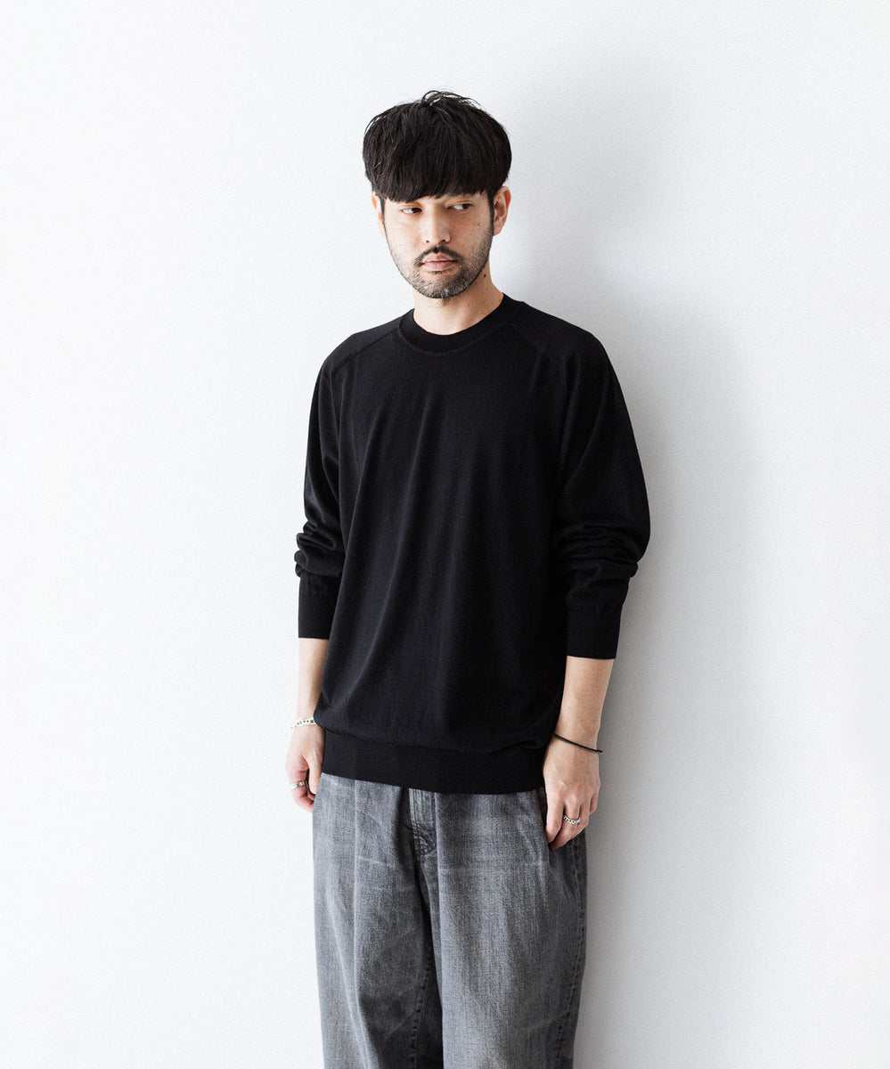 UMEDA / ウメダ】16GG CREW NECK PULLOVER - BLACK | 公式通販サイト