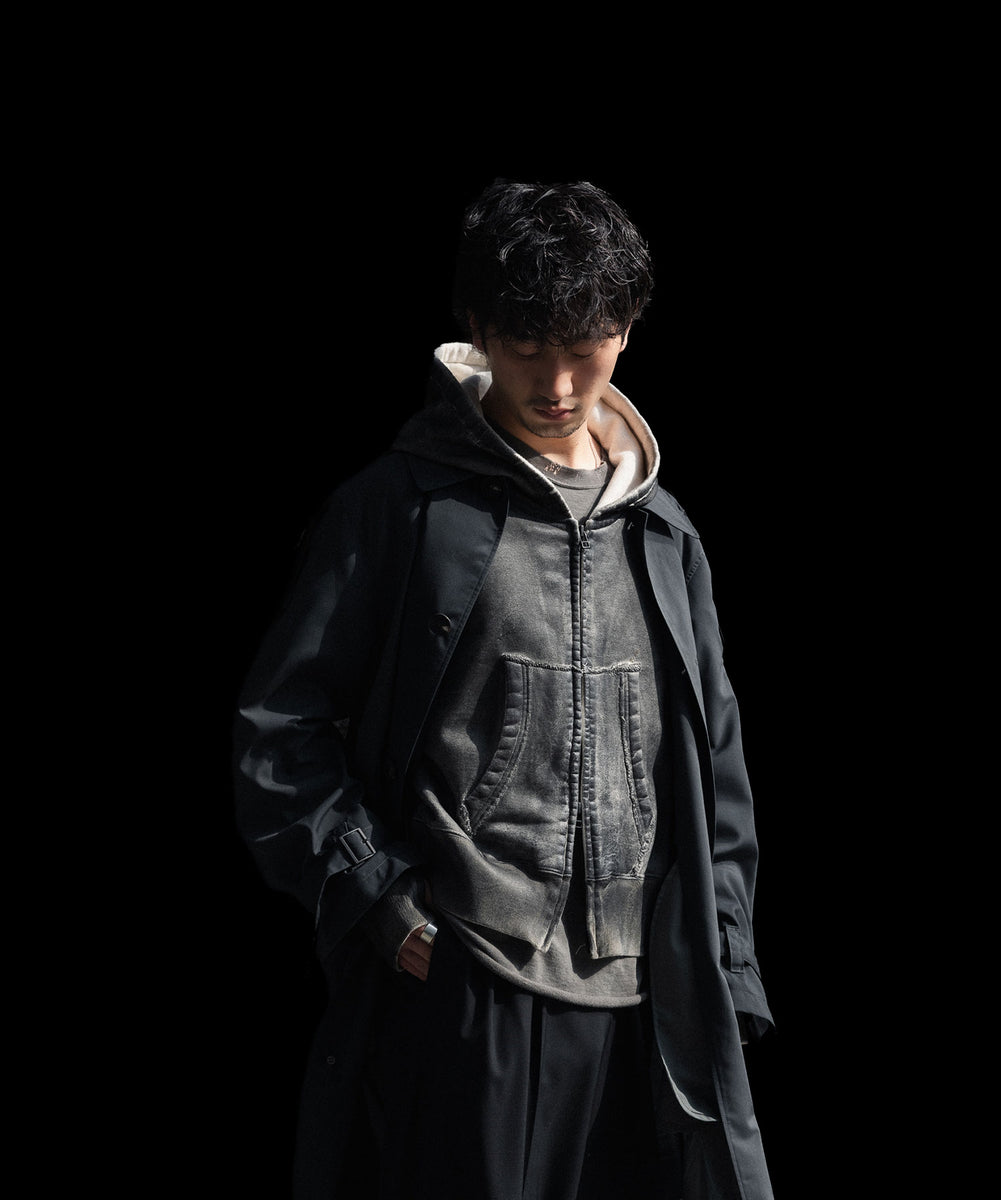 SUBLATIONS / サブレーションズ】CRACKING COATED PARKA - WHITE BASE