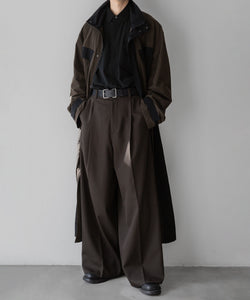 stein(シュタイン)の23AWコレクションMAXI-LENGTH STAND COLLAR COATのMILITARY KHAKI