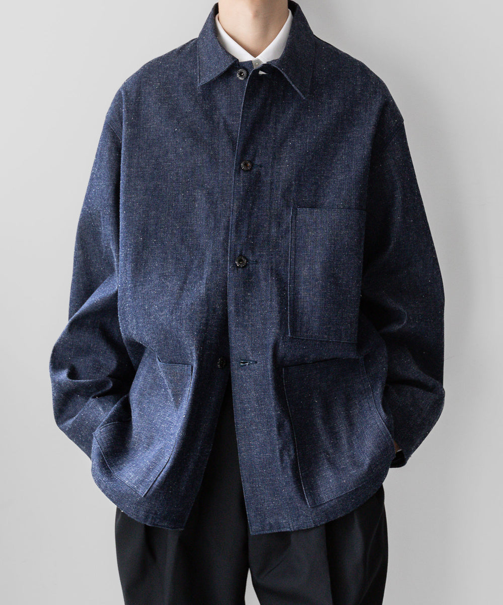 【INTÉRIM/インテリム】30s USMC UTILITY DUNGAREE JACKET - NAVY | 公式通販サイト  session(セッション)