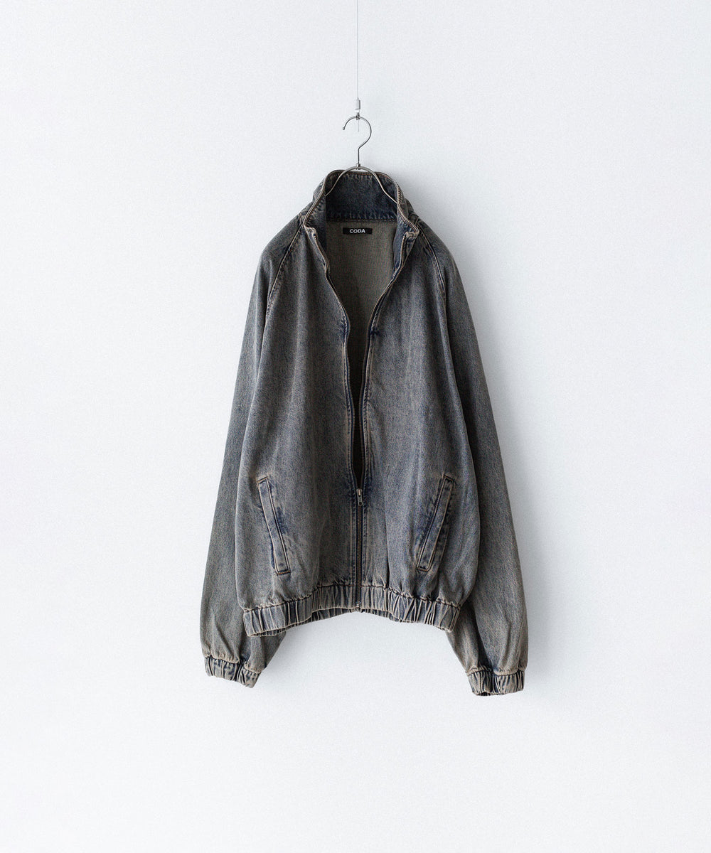 CODA / コーダ】GREY ACID WASH DENIM PRO SPORTS JACKET - GREY