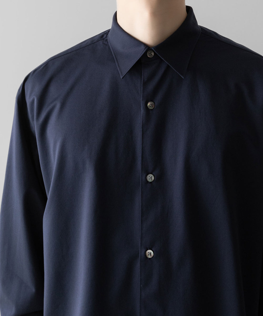KANEMASA PHIL.】46G MODEST SHIRT - NAVY | 公式通販サイト session 