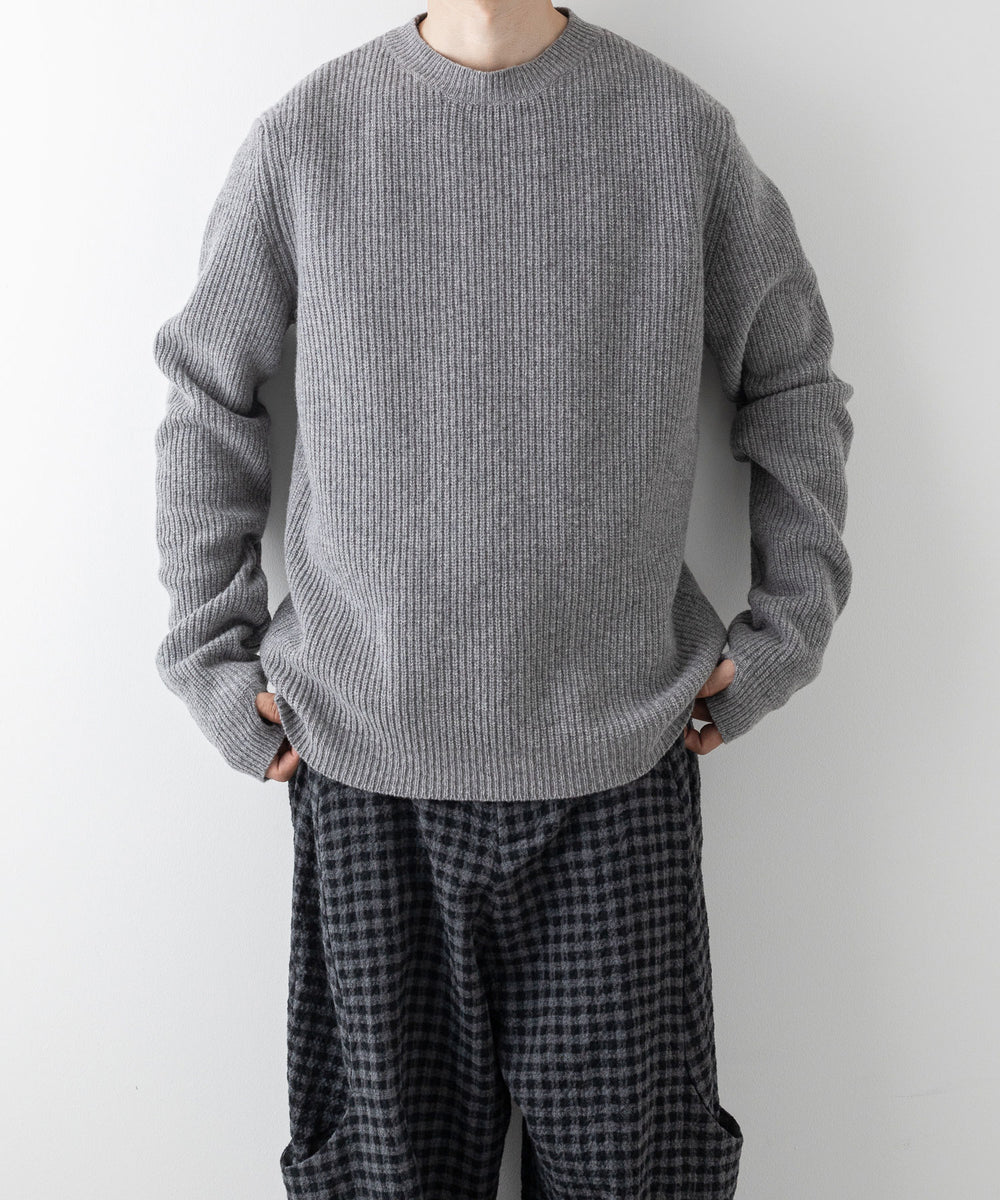 【sage NATION / セイジ ネーション】DIETER KNIT - MARL GREY | 公式通販サイト session(セッション)