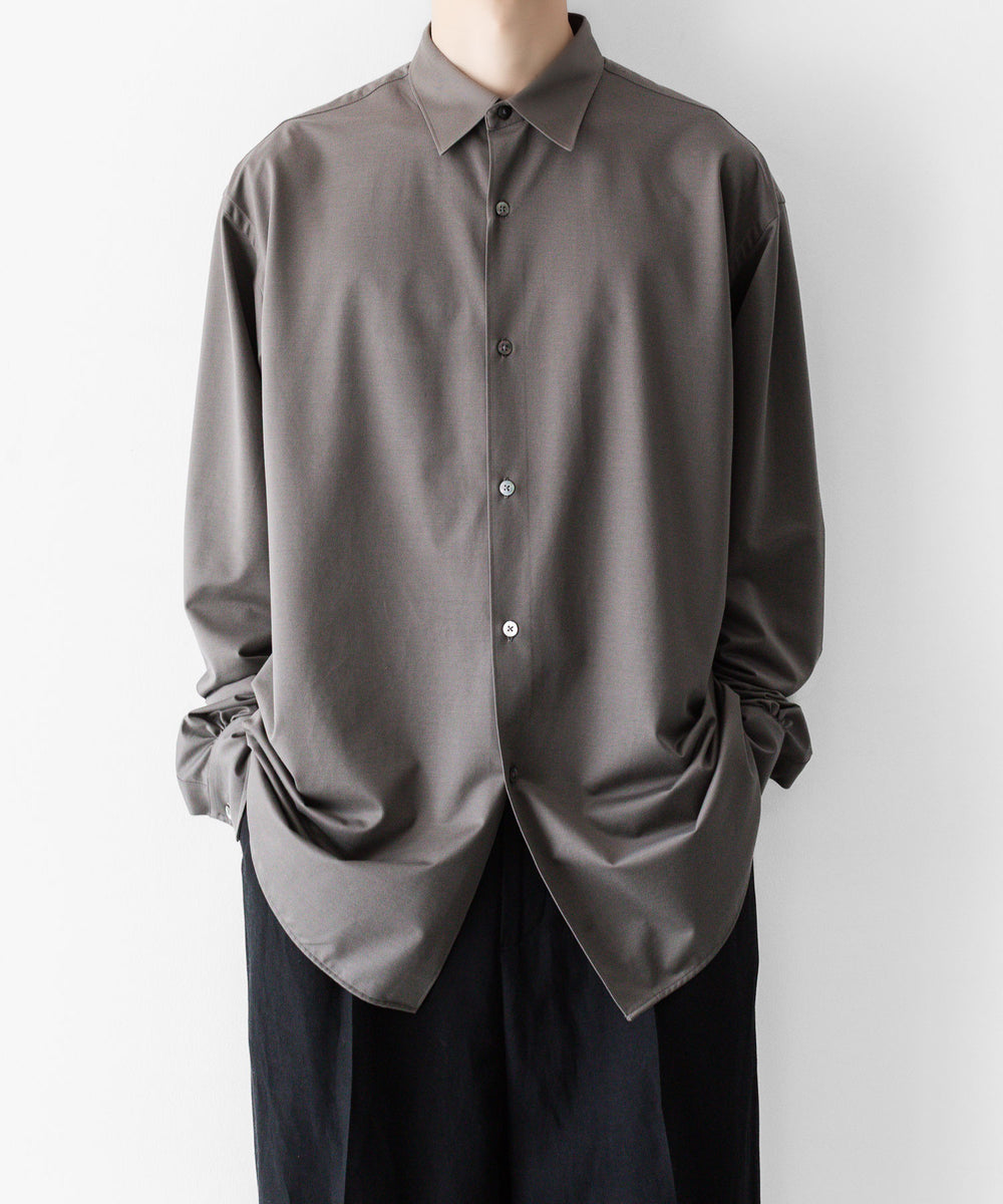 KANEMASA PHIL.】46G MODEST SHIRT - CHARCOAL | 公式通販サイト
