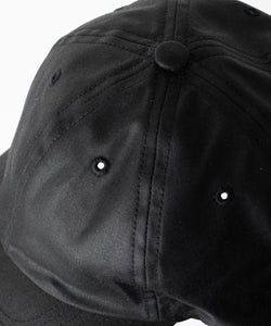 INTÉRIM インテリム 23AW UK OILED CLOTH 6P CAP - BLACK sessionセッション福岡セレクトショップ 公式通販サイト