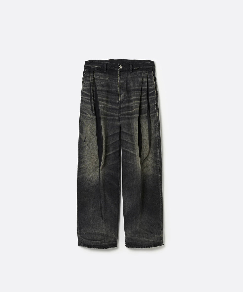 SUBLATIONS / サブレーションズ】2TUCK WIDE DENIM PANTS 