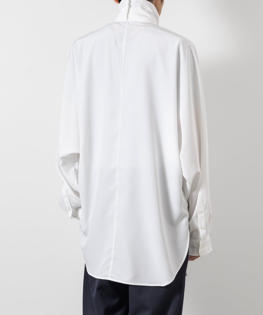 ato】CREPE DE CHINE SCARF SHIRTS - WHITE | 公式通販サイト session 