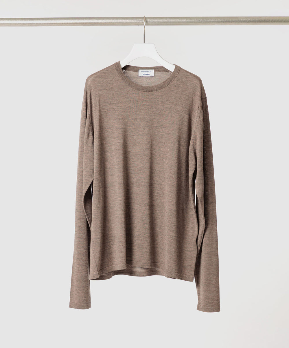 ATTACHMENT × JOHN SMEDLEY 】× JOHN SMEDLEY MERINO EXTRAFINE WELTED