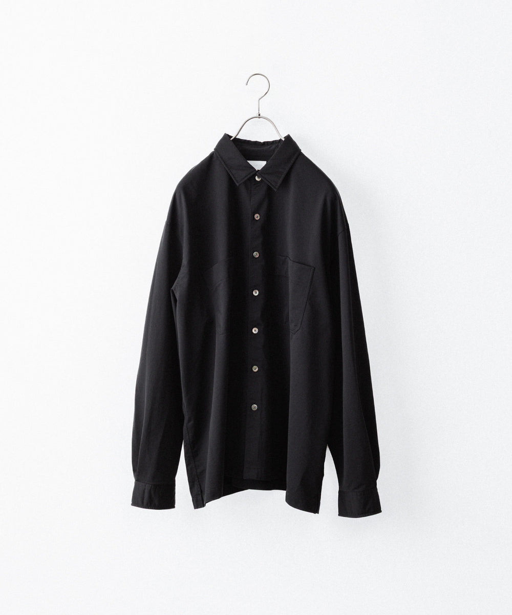 KANEMASA PHIL.】36G NYLON BALISE SHIRT - BLACK DYE | 公式通販