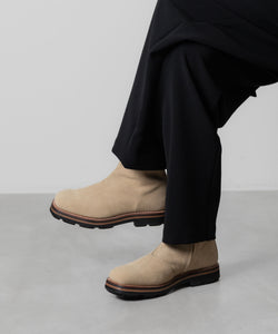【ATTACHMENT】ATTACHMENT アタッチメントのCOW SUEDE LEATHER ENGINEER BOOTS - BEIGE 公式通販サイトsession福岡セレクトショップ