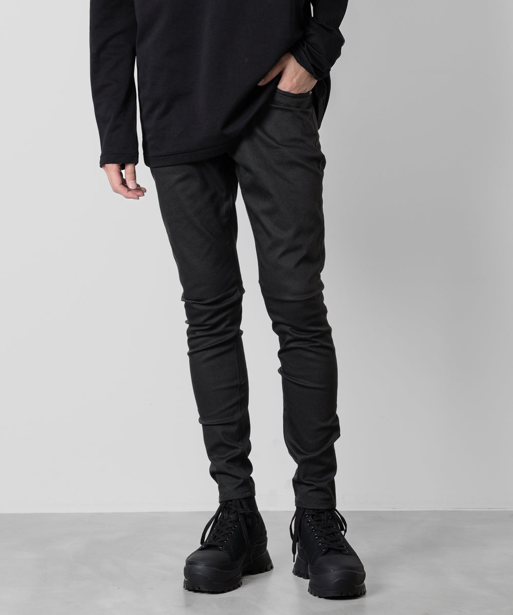 【ATTACHMENT /アタッチメント】RUBBER STRETCH TWILL 5POCKET SKINNY PANTS - D.GRAY |  公式通販サイト session(セッション)