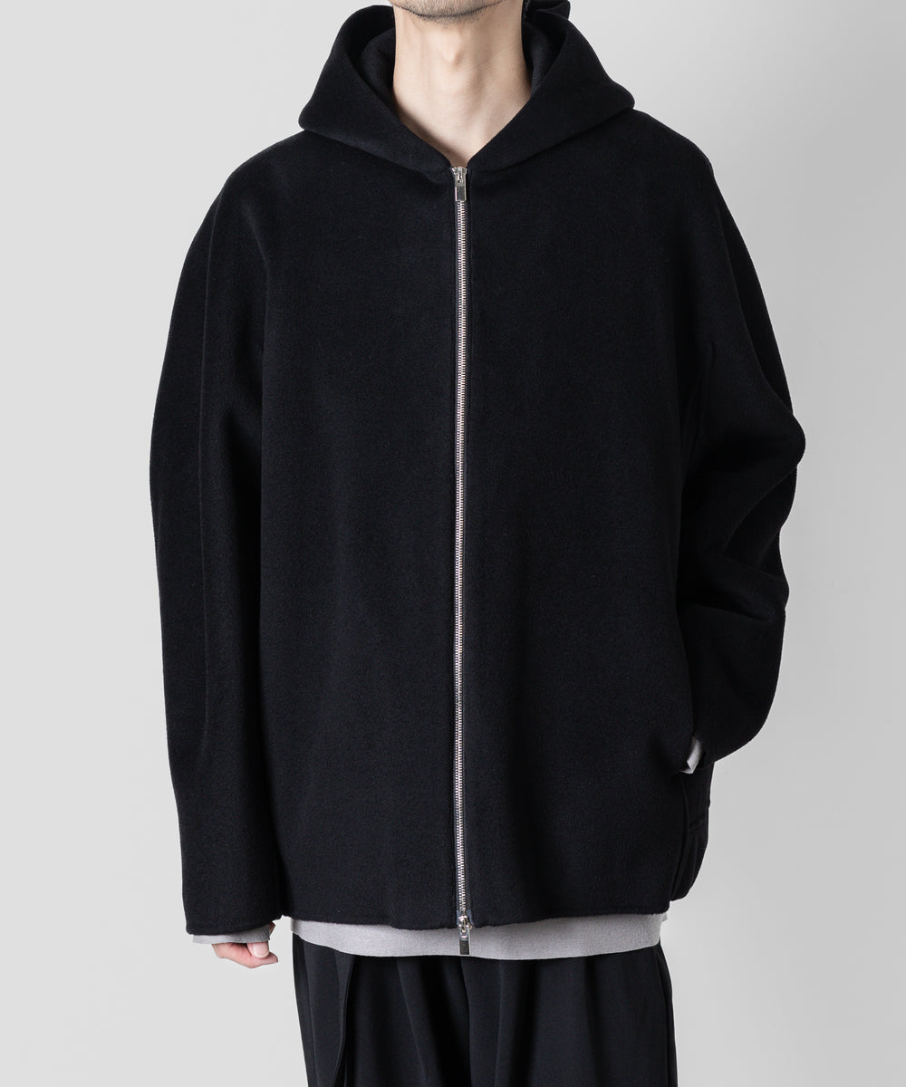 ATTACHMENT /アタッチメント】W/CA DOUBLE FACE BEAVER CLOTH ZIP UP