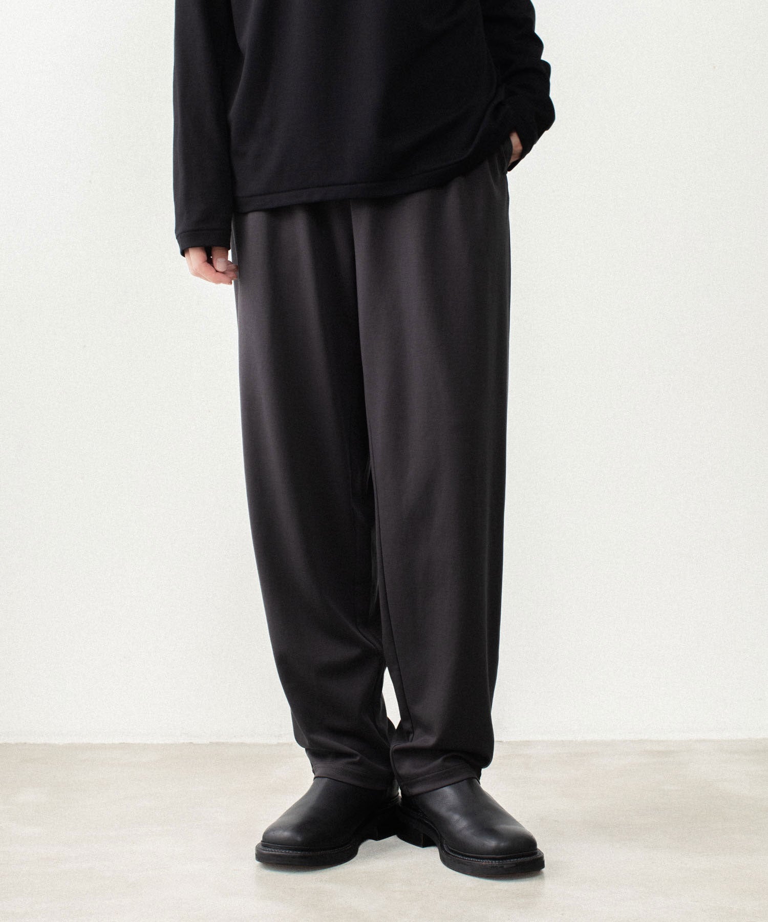 ATTACHMENT /アタッチメント】COTTON DOUBLE FACE LOUNGE TROUSERS - D
