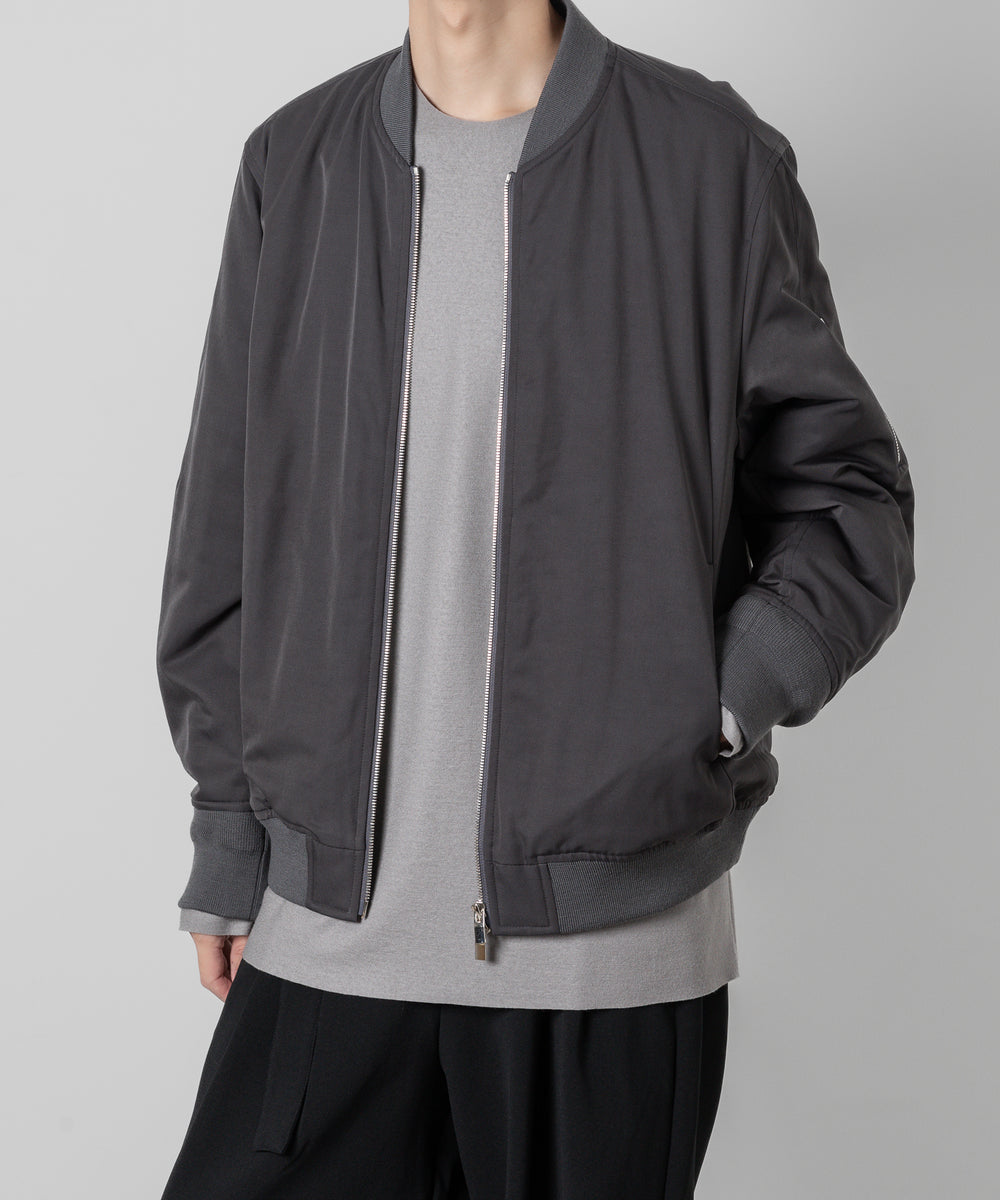 【ATTACHMENT /アタッチメント】 NY/CO TWILL MA-1 - D.GRAY 