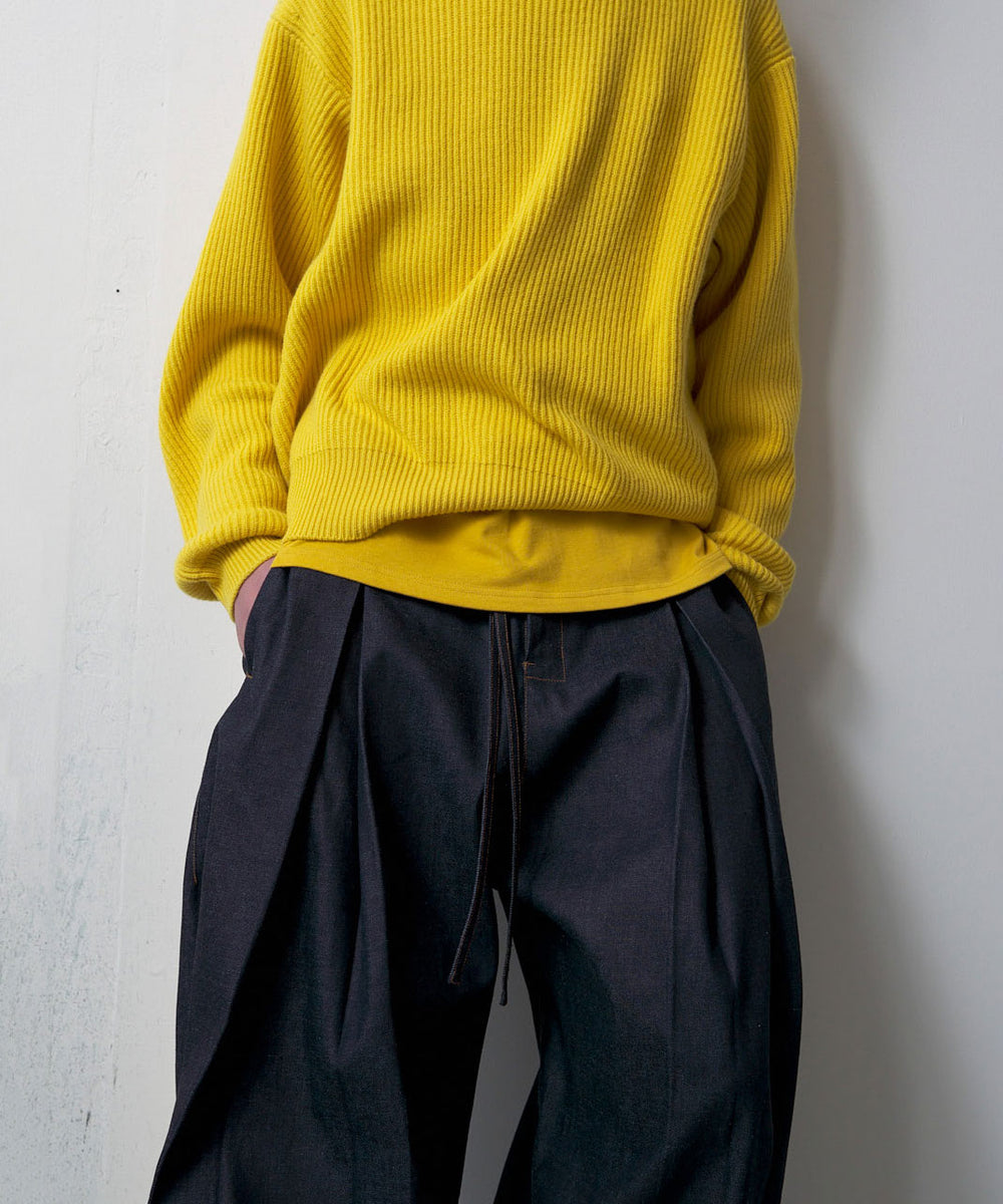 sage nation BOX PLEAT TROUSER サイズS ブラック - スラックス