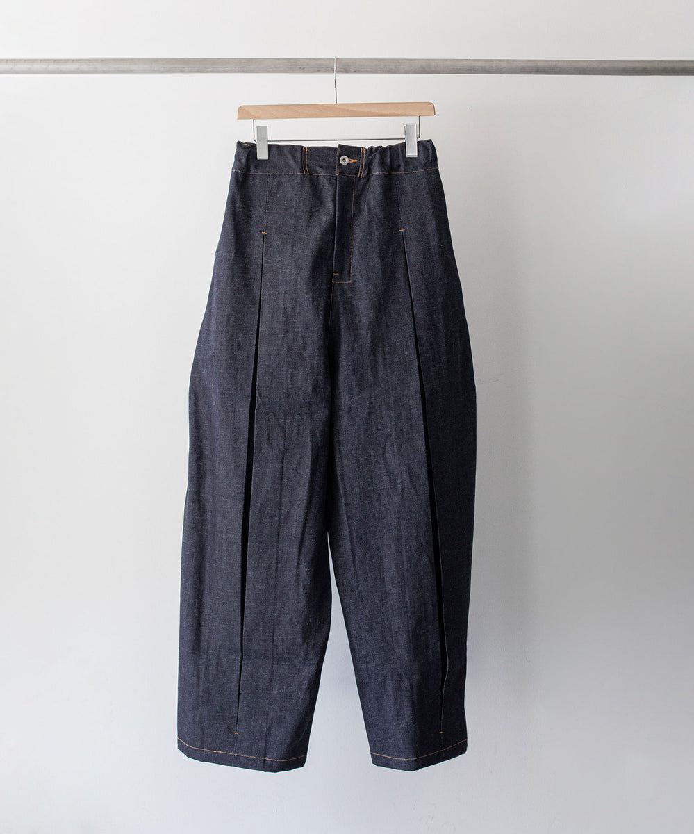 sage nation BOX PLEAT TROUSER サイズS ブラック - スラックス