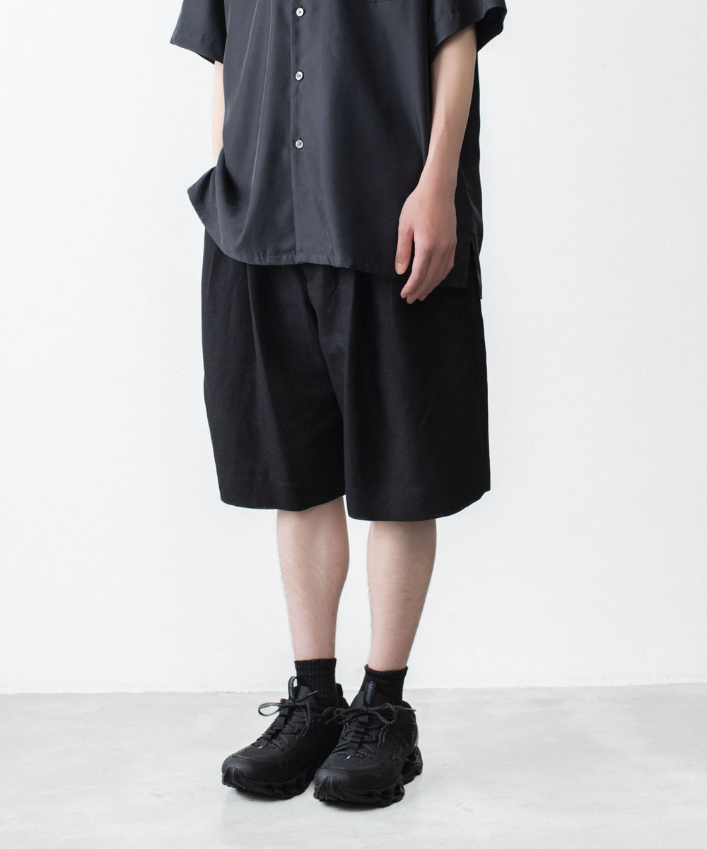 ssstein / シュタイン】VIS/LI/RA TWILL WIDE EASY SHORT TROUSERS