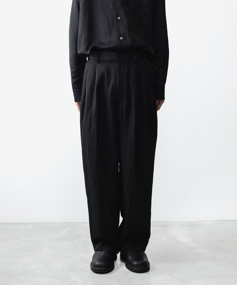 パンツ ssstein VIS/LI TWILL WIDE EASY TROUSERS ssstein / シュタイン】VIS/LI BRIGHT TWILL WIDE EASY TROUSERS