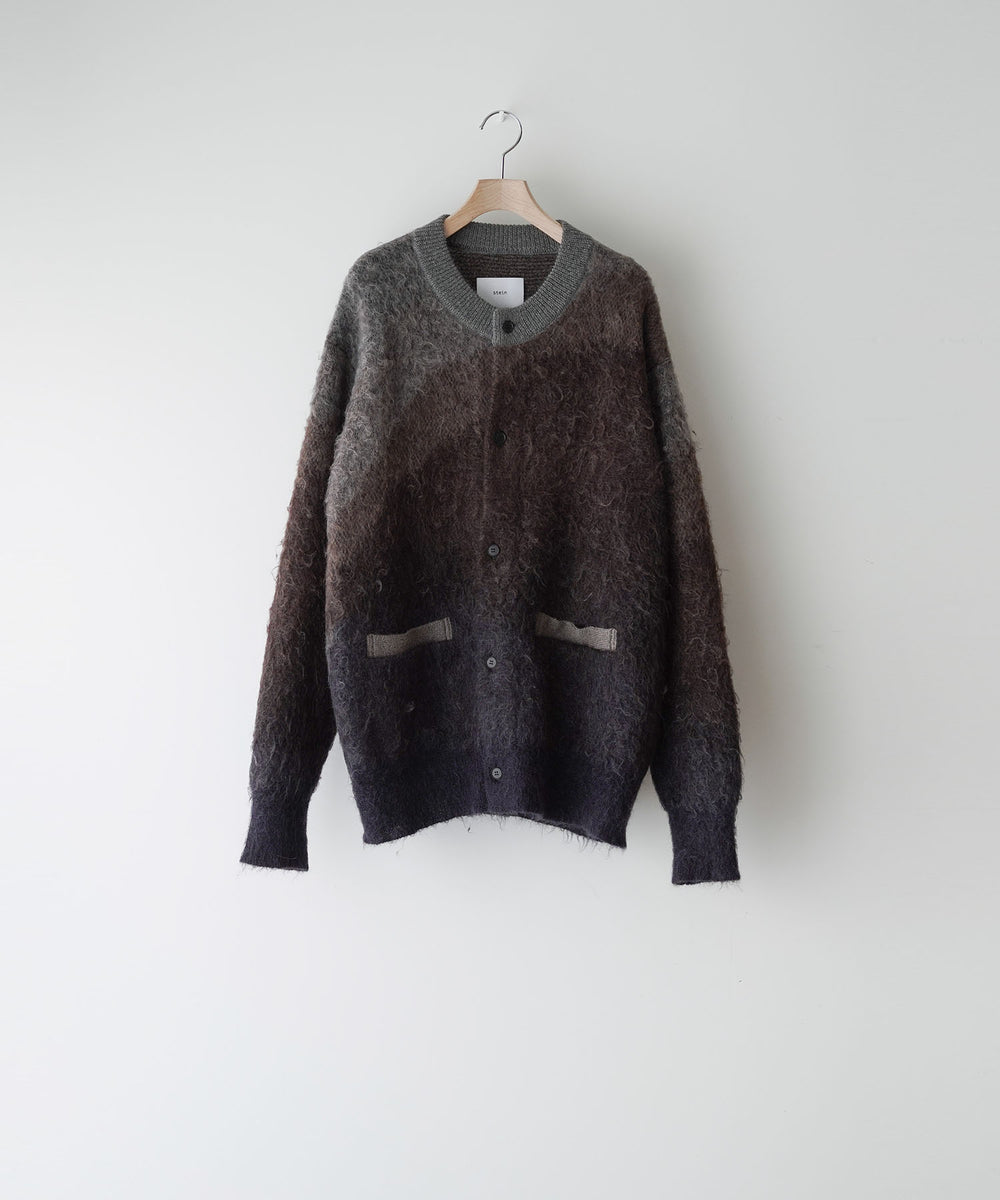 ssstein / シュタイン】GRADATION MOHAIR KNIT CARDIGAN - BROWN GREY GRADATION |  公式通販サイト session(セッション)