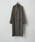 画像をギャラリービューアに読み込む, ssstein(シュタイン)のOVERSIZED PEAK LAPEL COAT - GREY KHAKIの公式通販サイトsession福岡セレクトショップ