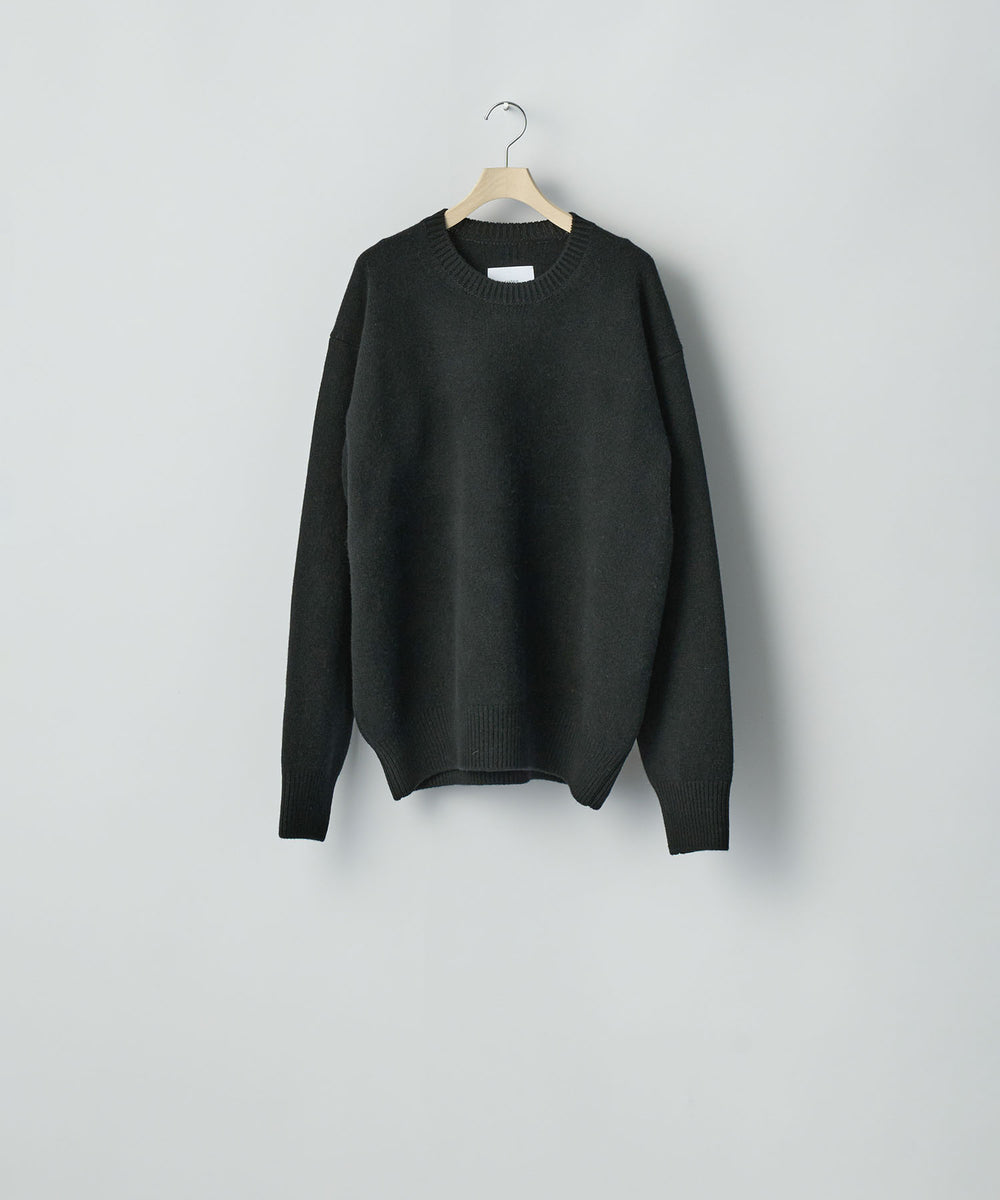 ssstein / シュタイン】EXTRA FINE WOOL WARM KNIT CREW NECK LS