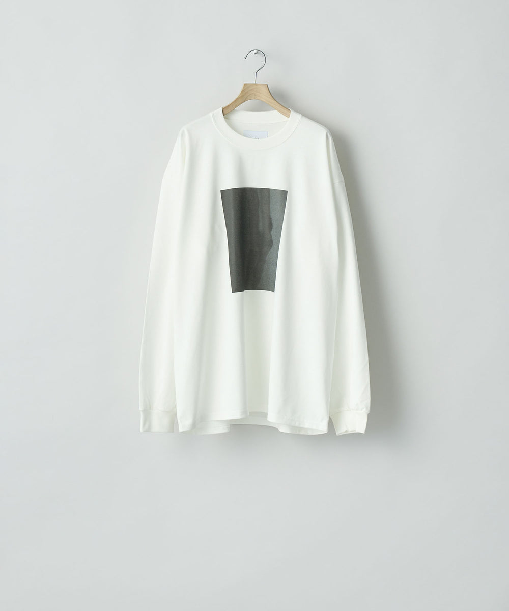ssstein / シュタイン】OVERSIZED LONG SLEEVE TEE [TWIST] - WHITE