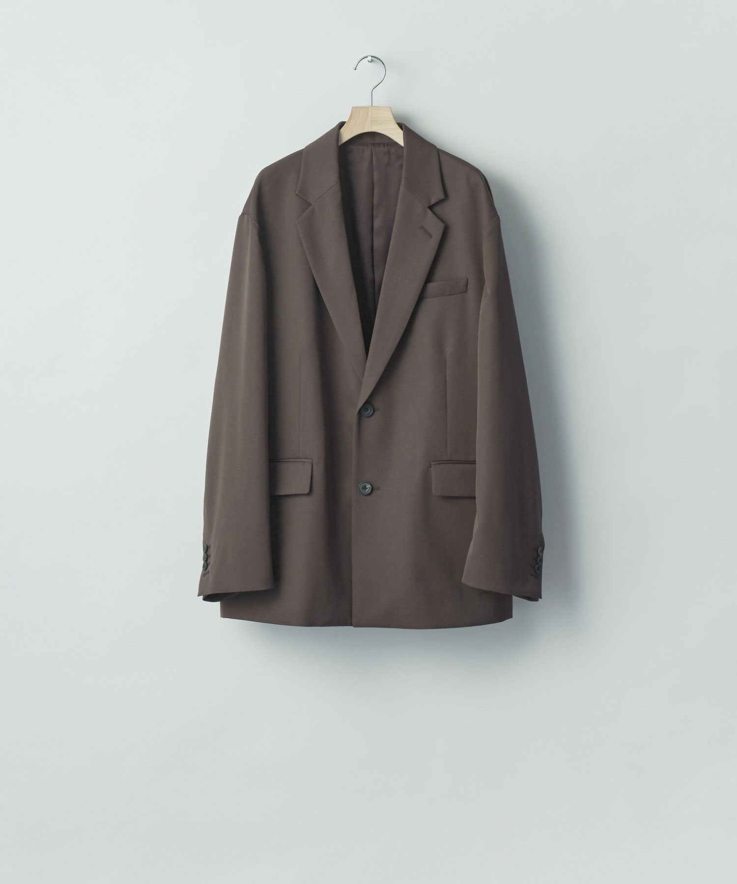 ssstein / シュタイン】OVERSIZED SINGLE BREASTED JACKET - GREY