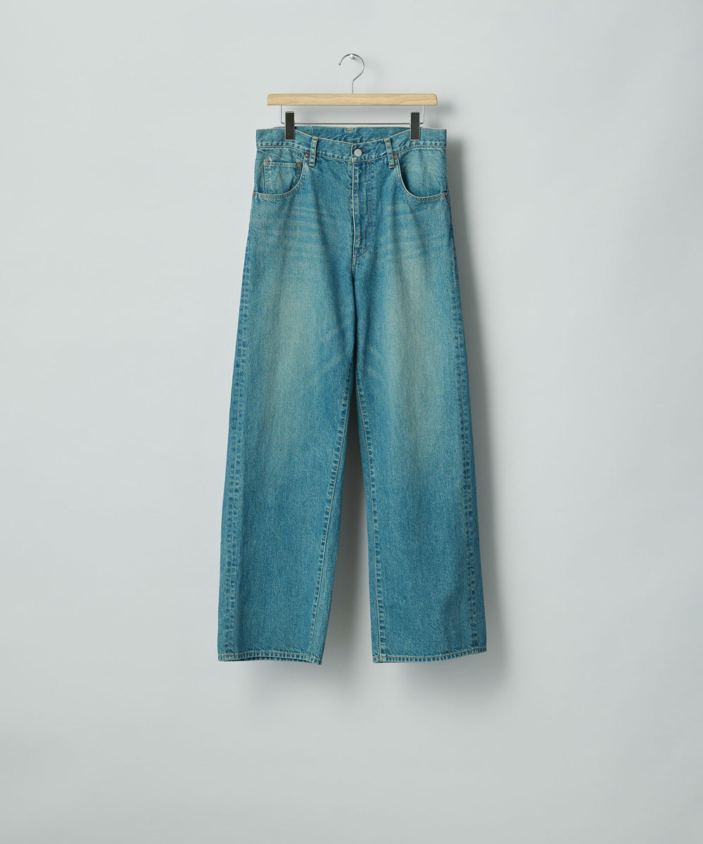 ssstein / シュタイン】WIDE DENIM JEANS - INDIGO | 公式通販サイト