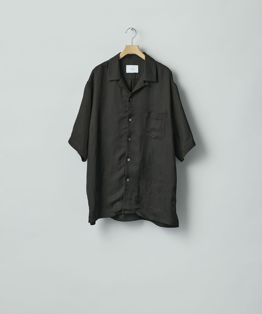 ssstein / シュタイン】VIS/LI BRIGHT TWILL OVERSIZED OPEN COLLAR SS